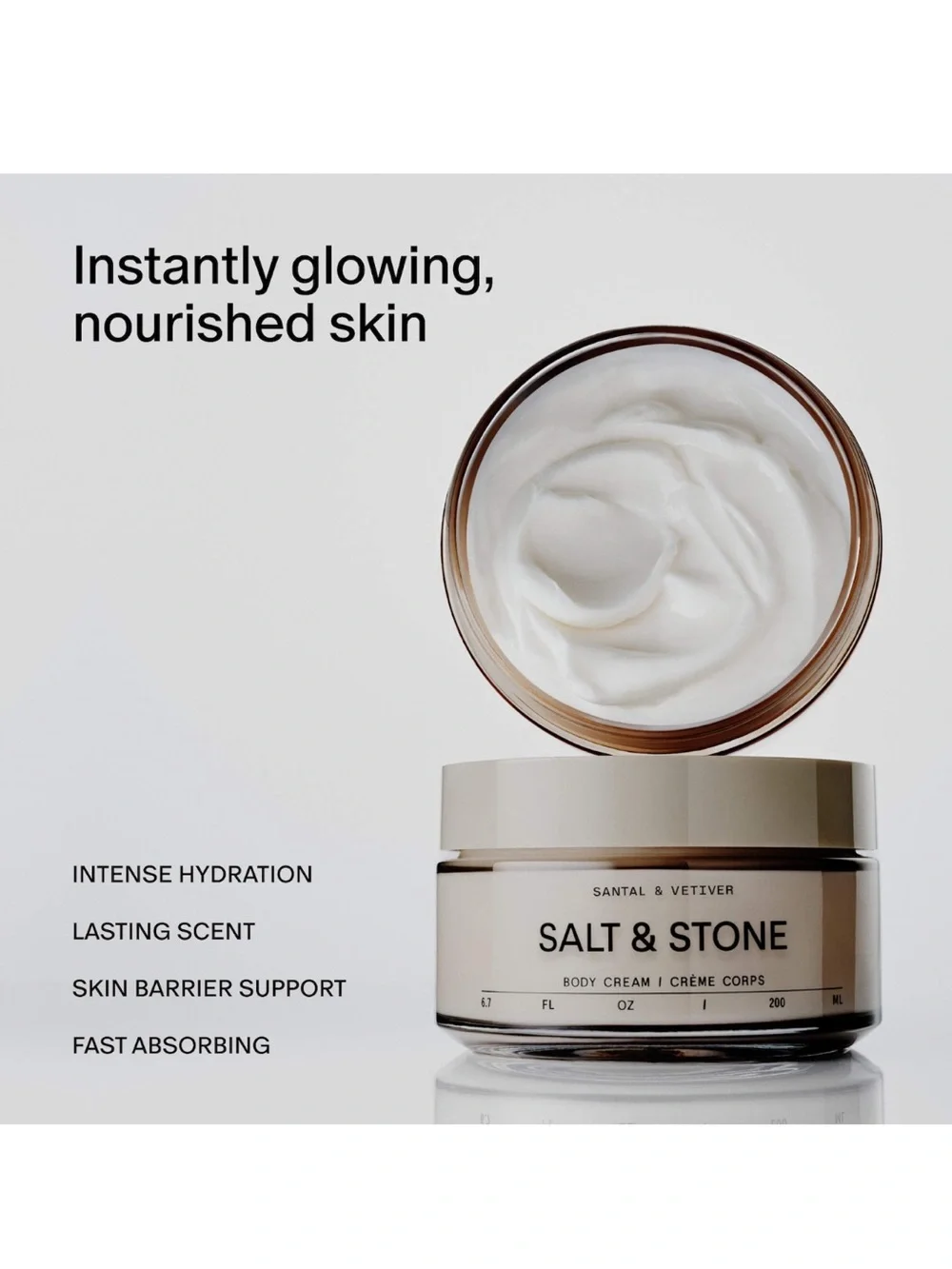 Salt & Stone Santal & Vetiver Body Cream